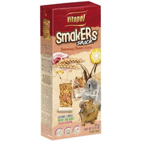 Produktbild von VITAPOL Smaker Speck Leckerli für Nagetiere wie Hamster Maus und Ratte 2 Stück