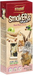 Produktbild von VITAPOL Smakers Kräcker Müsli Ergänzungsfutter für Kaninchen ohne tierisches Protein 180g