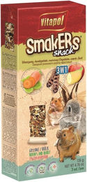Produktbild von VITAPOL Smakers Kräcker Snack für Nagetiere Vegan 120g
