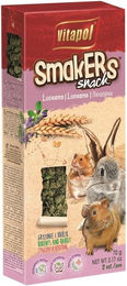 Produktbild von VITAPOL Smakers Veganer Snack für Kaninchen mit getrockneten Kräutern 2 Stück