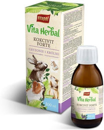 Produktbild von VITAPOL Vita Herbal Kokcivit Forte Präparat gegen Kokzidiose für Nagetiere und Kaninchen 100 ml - 100 ml