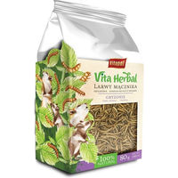 Produktbild von VITAPOL Vita Herbal Larven der Weißen Fliege für Vögel und Echsen 80 g - 80 g
