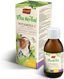 Produktbild von VITAPOL Vita Herbal Vitamin C Vitamintropfen für Kaninchen und Nager 100 ml - 100 ml