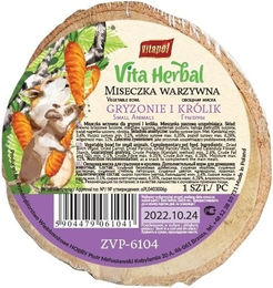 VITAPOL Vita Kräuter-Gemüseschale mit getrockneten Kräutern für Kaninchen und Nager 50g – Bild 1 von 1