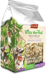 Produktbild von VITAPOL VITAHERBAL Kräutergemüsesnack aus getrockneten Kräutern für Kaninchen und Chinchilla 100 g - 100 g