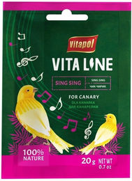 VITAPOL Vitaline sing sing Aufbaufutter für Vögel ohne tierisches Protein 20 g - 20 g – Bild 1 von 1