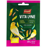 Produktbild von VITAPOL Vitaline Superfarbe Gefieder-Supplement für Kanarienvögel und Wildvögel ohne tierisches Protein 20 g - 20 g