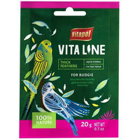Produktbild von VITAPOL Vitaline Zierfedern Streufutter Gefieder-Supplement für Wellensittiche 20 g - 20 g