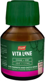 Produktbild von VITAPOL Vitaline Zink + Jod Nahrungsergänzung für exotische Vögel 50ml - 50 ml
