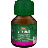 Produktbild von VITAPOL Vitaline Zink + Jod Nahrungsergänzung für exotische Vögel 50ml - 50 ml
