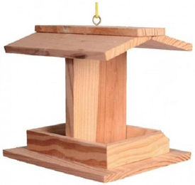 Produktbild von VITAPOL Vogelfutterhaus aus Naturholz 14x11x11,5cm