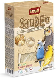 VITAPOL Vogelsand mit Schalen für Vögel und Papageien 1,5kg - 1,5 kg – Bild 1 von 2