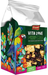 Produktbild von VITAPOL Wald- und Streuobst Streufutter für Papageien und exotische Vögel 150g - 150 g