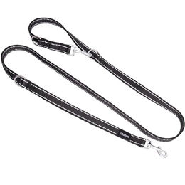 vitazoo Hundeleine Schleppleine aus Nylon in Schwarz reflektierend 2m - 2 m – Bild 1 von 7