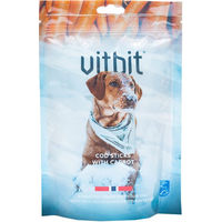 Produktbild von Vitbit Kausnack Cod Sticks Karotte 100 g ohne Farb- und Aromastoffe sowie Konservierungsstoffe