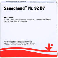 Produktbild von vitOrgan SANOCHOND Nr.92 D 7 Ampullen à 10 ml