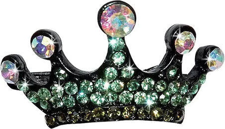 Produktbild von Vivog Halsband Bijoux Krone mit Strass in Schwarz
