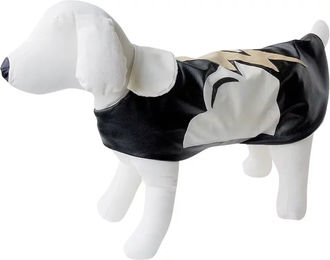 Vivog Hundemantel Winter Schwarz Wasserabweisend mit Kunstleder – Bild 1 von 1