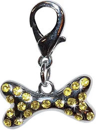Vivog Hundemedaillon Knochen mit Strass – Bild 1 von 1