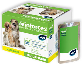 Produktbild von Viyo Reinforces Natural Defences Flüssignahrung für Hunde zur Unterstützung von Immunsystem, Verdauung, Haut & Fell sowie Gewichtskontrolle 30 x 30 ml - 30 x 30 ml