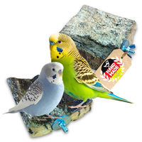 Produktbild von Vogelgaleria 2er Set Korksitzbrett S für Wellensittich und Nymphensittich naturbelassen braun