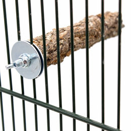 Vogelgaleria Korksitzstange aus Naturkork für Wellensittich und Nymphensittich 10 cm – Bild 1 von 6