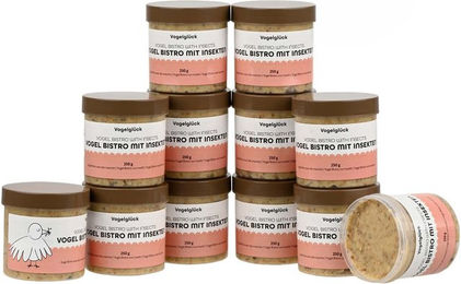 Vogelglück Bistro Insekten im Becher 250 g 12er Pack für Vögel – Bild 1 von 1