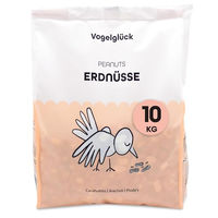Produktbild von Vogelglück Erdnusskerne Vogelfutter für Wildvögel geschält 10 kg