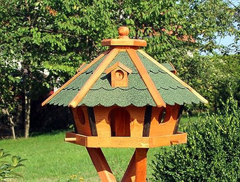 Produktbild von Vogelhaus Typ 24 XXL in Grün aus Holz ohne Ständer