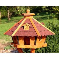 Produktbild von Vogelhaus Typ 24 XXL in Rot aus Holz ohne Ständer