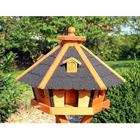 Produktbild von Vogelhaus Typ 24 XXL in Schwarz aus Holz ohne Ständer