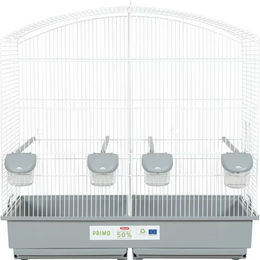 Produktbild von Vogelkäfig Zolux Primo Cati für Hausvögel aus Kunststoff in Grau-Weiß