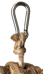 Vogelspielzeug Kette aus Korkrinde zum Knabbern und Klettern für Papageien Wellensittiche und Kanarienvögel 25 cm Natur Braun - 25 cm – Bild 1 von 13