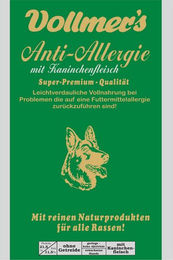 Vollmer's Anti-Allergie Hundetrockenfutter mit Kaninchen getreidefrei 15 kg - 15 kg – Bild 1 von 4