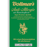 Produktbild von Vollmer's Anti-Allergie Hundetrockenfutter mit Kaninchen getreidefrei 15 kg - 15 kg