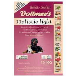 Vollmer's Holistic Light Hundetrockenfutter mit Geflügel Lamm und Truthahn zur Gewichtsreduktion 15 kg - 15 kg – Bild 1 von 2