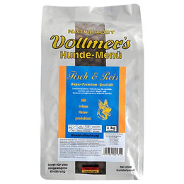 Vollmer's Hundefutter Fisch und Reis Sensitive mit hohem Fleischanteil 5 kg - 5 kg – Bild 1 von 3