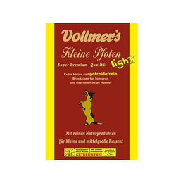 Produktbild von Vollmer's Kleine Pfoten Light Hundefutter Senior Truthahn Getreidefrei Monoprotein 5kg