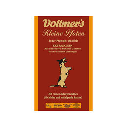 Produktbild von Vollmer's Kleine Pfoten Light Katzenfutter mit Geflügel, Fisch und Lachs zur Gewichtskontrolle für kleine Katzen 1kg