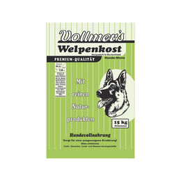 Produktbild von Vollmer's Sensitive Welpenkost für kleine Rassen mit Geflügel und Fisch 1kg