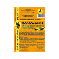 Produktbild von Vollmer's Trockenfleischbrocken Truthahn Monoprotein Kaltgepresst 1,5kg