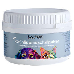 Vollmers Grünlippmuschelpulver 150 g zur Unterstützung von Gelenken, Haut, Fell und Immunsystem - 150 g – Bild 1 von 2