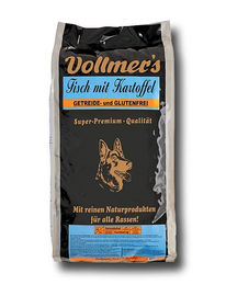 Vollmers Hundefutter Flocken Fisch mit Kartoffel Getreidefrei und Glutenfrei Adult 5 kg - 5 kg – Bild 1 von 3