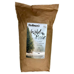 Produktbild von Vollmers Hundefutter Wild & Meer Hirsch und Lachs für Adult 12,5 kg