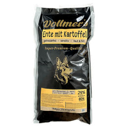 Produktbild von Vollmers Hundetrockenfutter Ente mit Kartoffel Monoprotein Sensitive Adult 12,5 kg