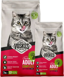 Voskes Adult Katzenfutter Huhn 7 kg – Bild 1 von 3