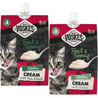 Produktbild von Voskes Cream Katzensnack Creme Paste Thunfisch und Rind 3 Stück