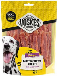 Voskes Entenbrustfilets Monoprotein Belohnungssnack für Hunde 400 g – Bild 1 von 3