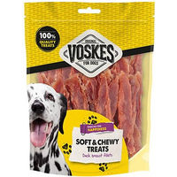 Produktbild von Voskes Entenbrustfilets Monoprotein Belohnungssnack für Hunde 400 g