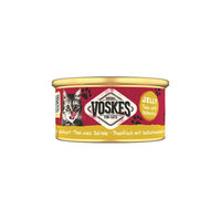 Produktbild von Voskes Hundefutter Adult Stückchen in Gelee mit Thunfisch und Makrele 8x85g